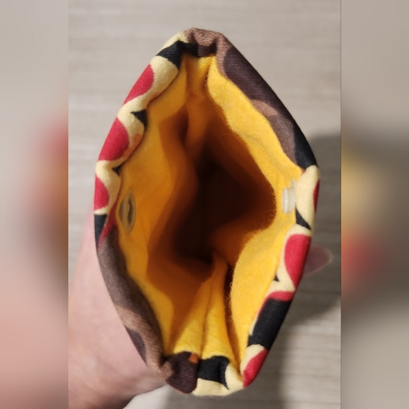 Handmade Turkey Padded Eyeglass Case or Sunglass Case with Snap Closure - Picture 4 of 4